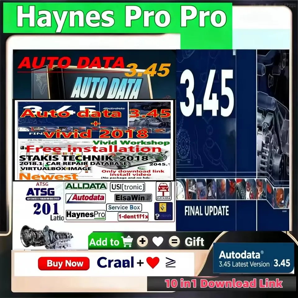 

Último HAYNES P/RO vivid 2018+autodata 3.45 DATOS de taller Atris-Technik en descargar datos de taller automotriz Software de re