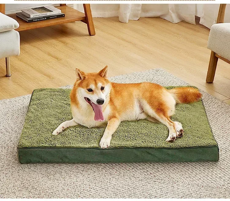 Luxury high quality Pet Beds Waterproof Non-skid Bottom Couch Sofa Egg Crate Memory Foam Pet Orthopedic Dog Bed Pet Dogs Sof