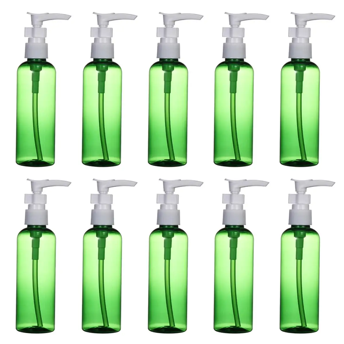 10 Pcs Emulsion Bottle Shampoo Dispenser Travel Size Empty Toiletry Liquid Storage Eco Friendly Pump Lotion Small