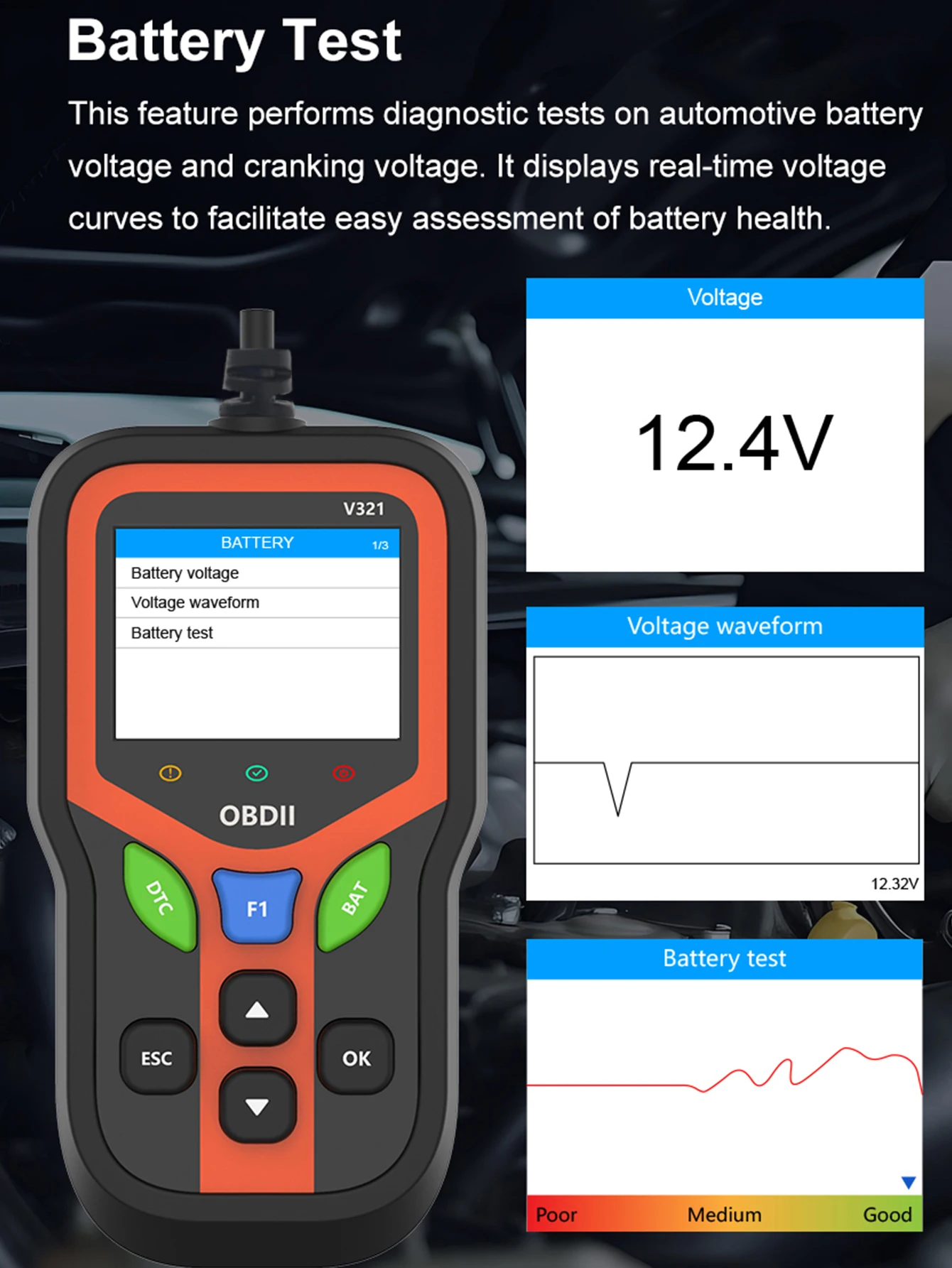 

Automobile fault detection instrument, 0BD2 diagnostic device, decoder, eraser, diagnostic tool for eliminating fault lights