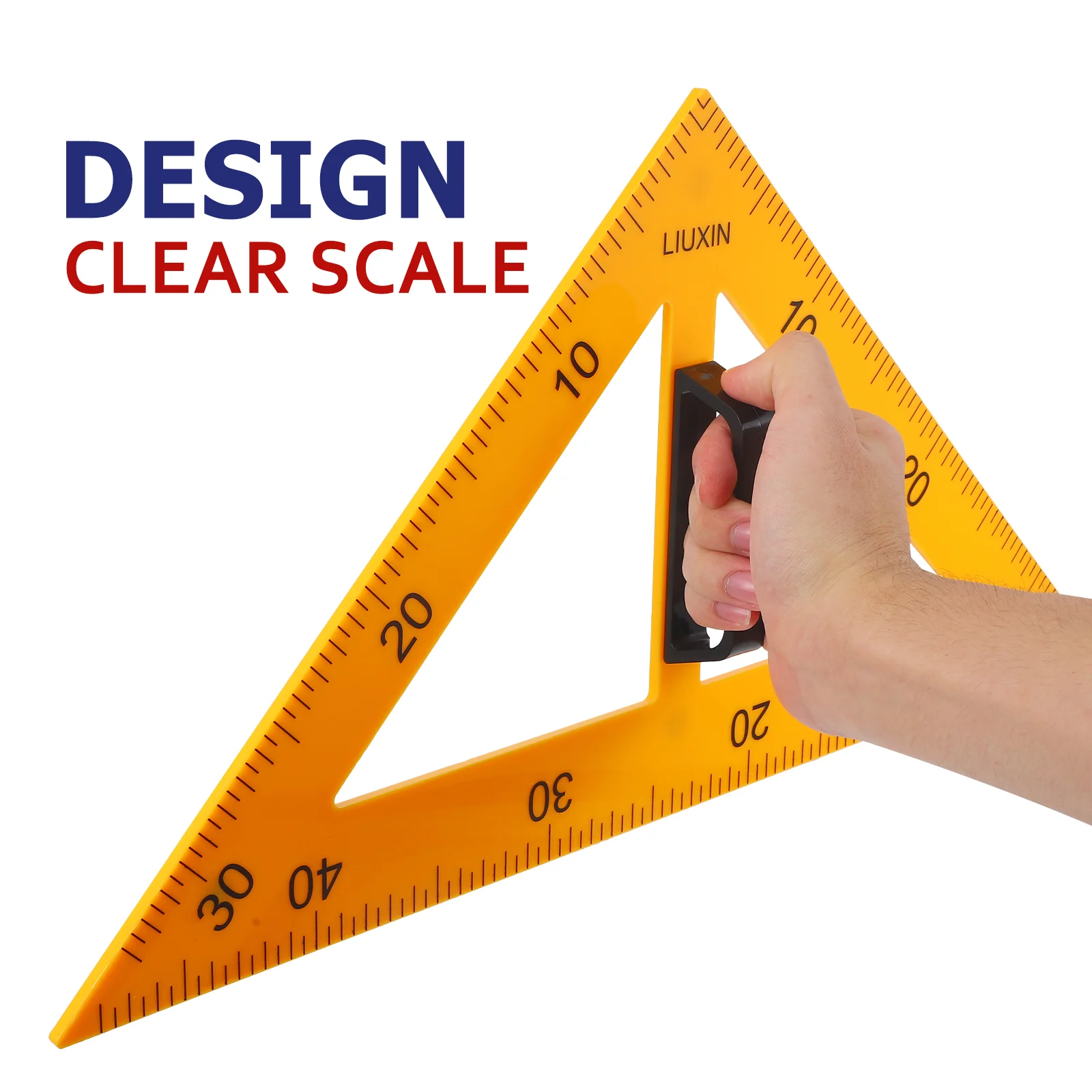 Triangle Ruler Teaching Magnetic Set Square Teaching Drawing Triangle Ruler with Handle teaching tools for teachers