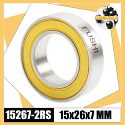15267-2RS Stainless Bearing 15*26*7 mm 1PC ABEC-3 15267 RS Bicycle Hub Front Rear Hubs Wheel SC 15 26 7 Ceramic Balls Bearings