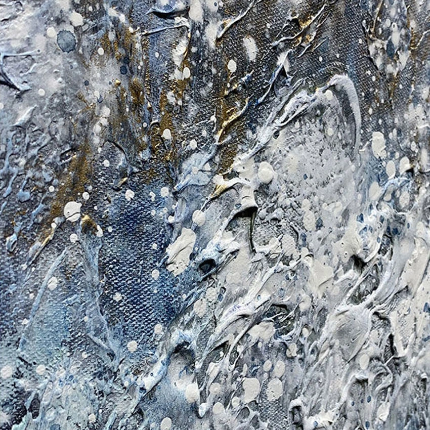 

Абстрактная текстура, ручная роспись, картина маслом, современная акриловая картина океанской волны, настенная живопись, украшение, подвесная картина для дома