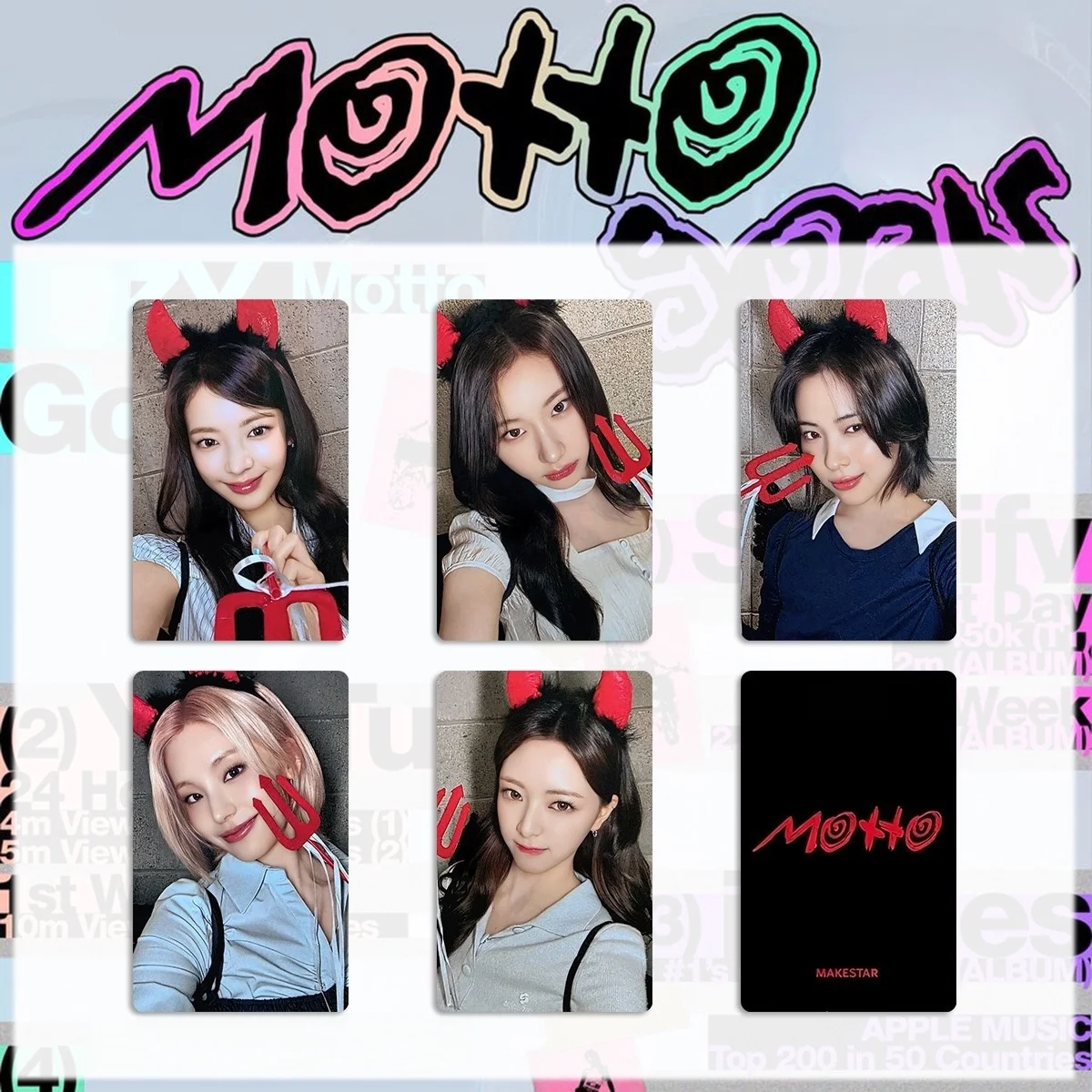 5PCS Korean Hot Idol New Album 