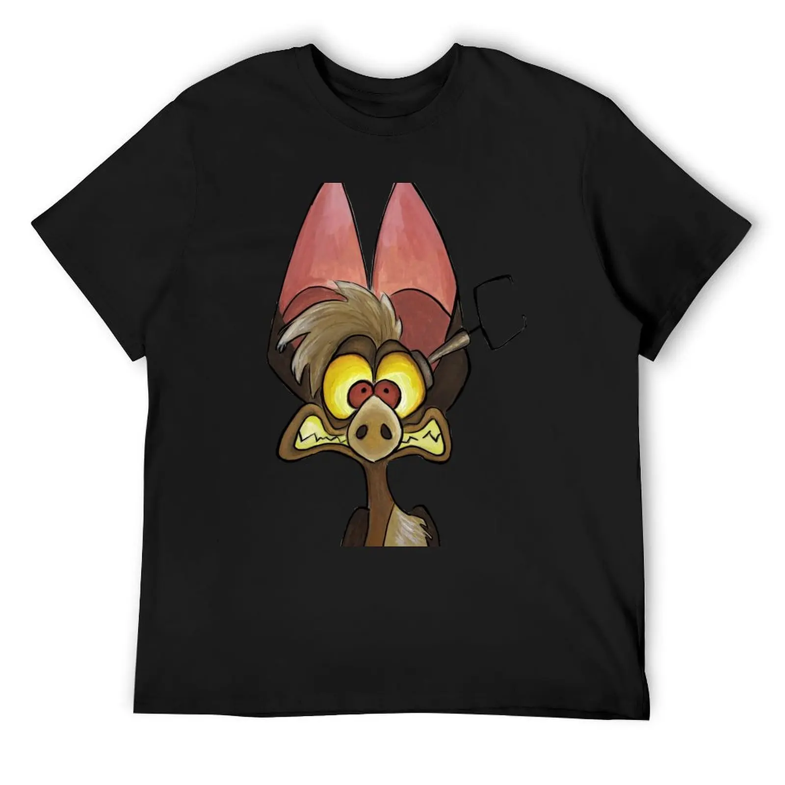 Футболка Batty Koda из FernGully с акварелью и акрилом, летняя одежда, рубашки с рисунком, быстросохнущая мужская футболка