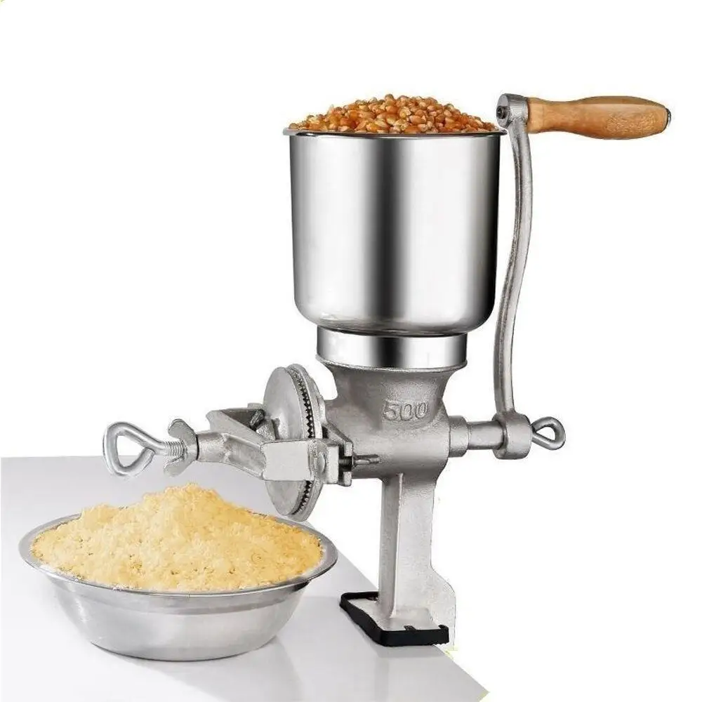 Hand Corn Wheat Grinder Cast Iron Grain Grinder Manual Home Commercial US