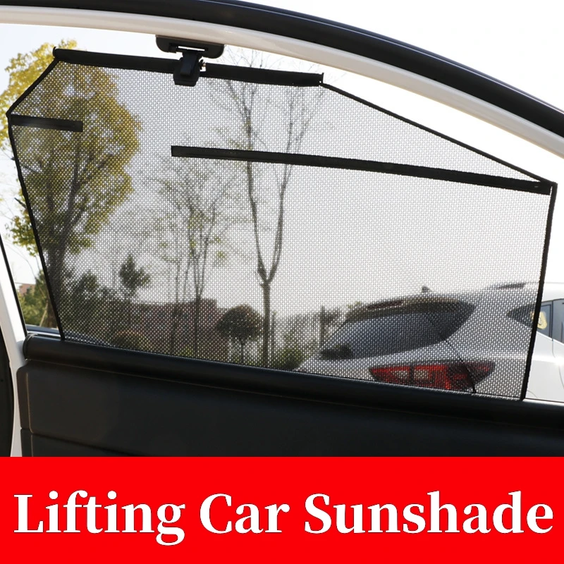 

Universal Car Auto Retractable Sun Shade Black Covers Sun Block Side Window Protector Interior Window Protection Accessories