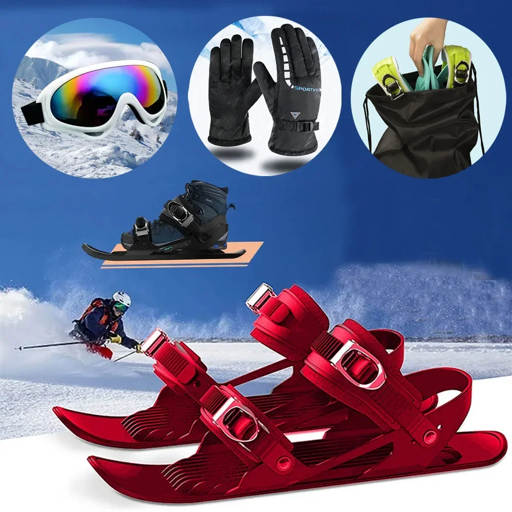 

Snow Playing Tools Snowboard Adult Mini Men's and Women's Snow Supplies Outdoor Ski Shoes Boots Ice Sled Equipment