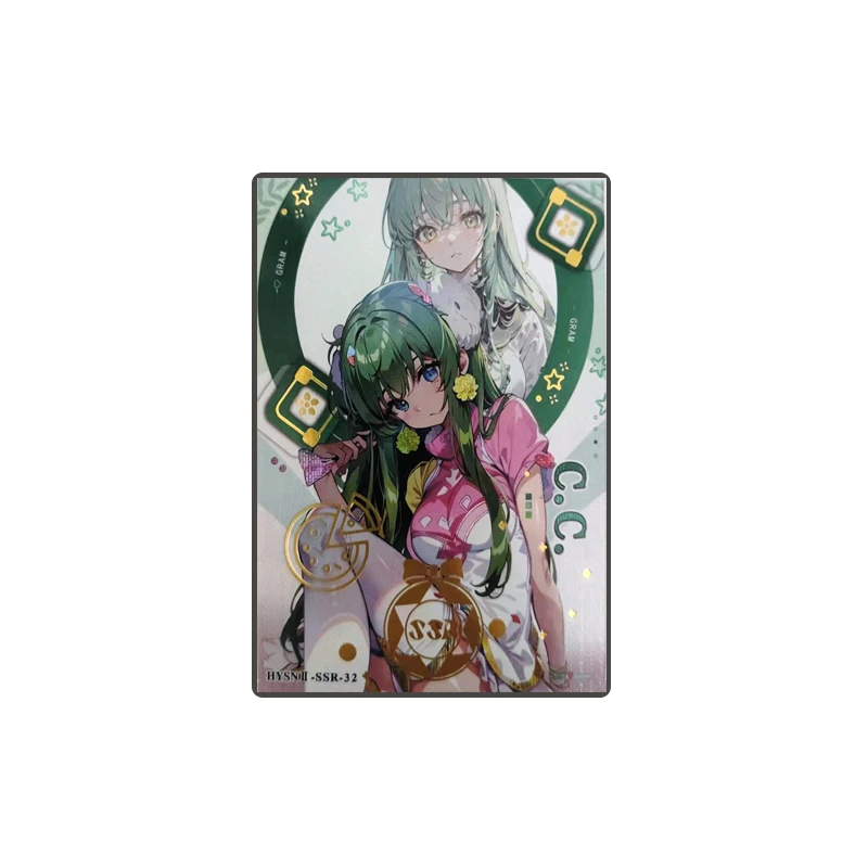 Anime Goddess Story Diy Homemade HYSN2-SSR Card cartoon character Megumi Kato Collectible card toy Christmas birthday gift