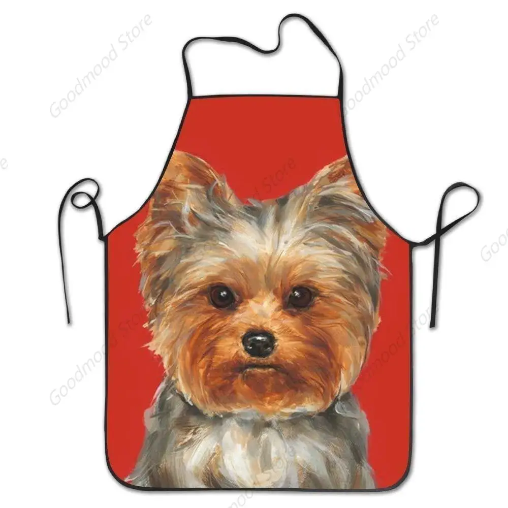 Yorkie Dog Animal Aprons For Women/men Gift Grilling Personalized Attitude Funny Chef Apron