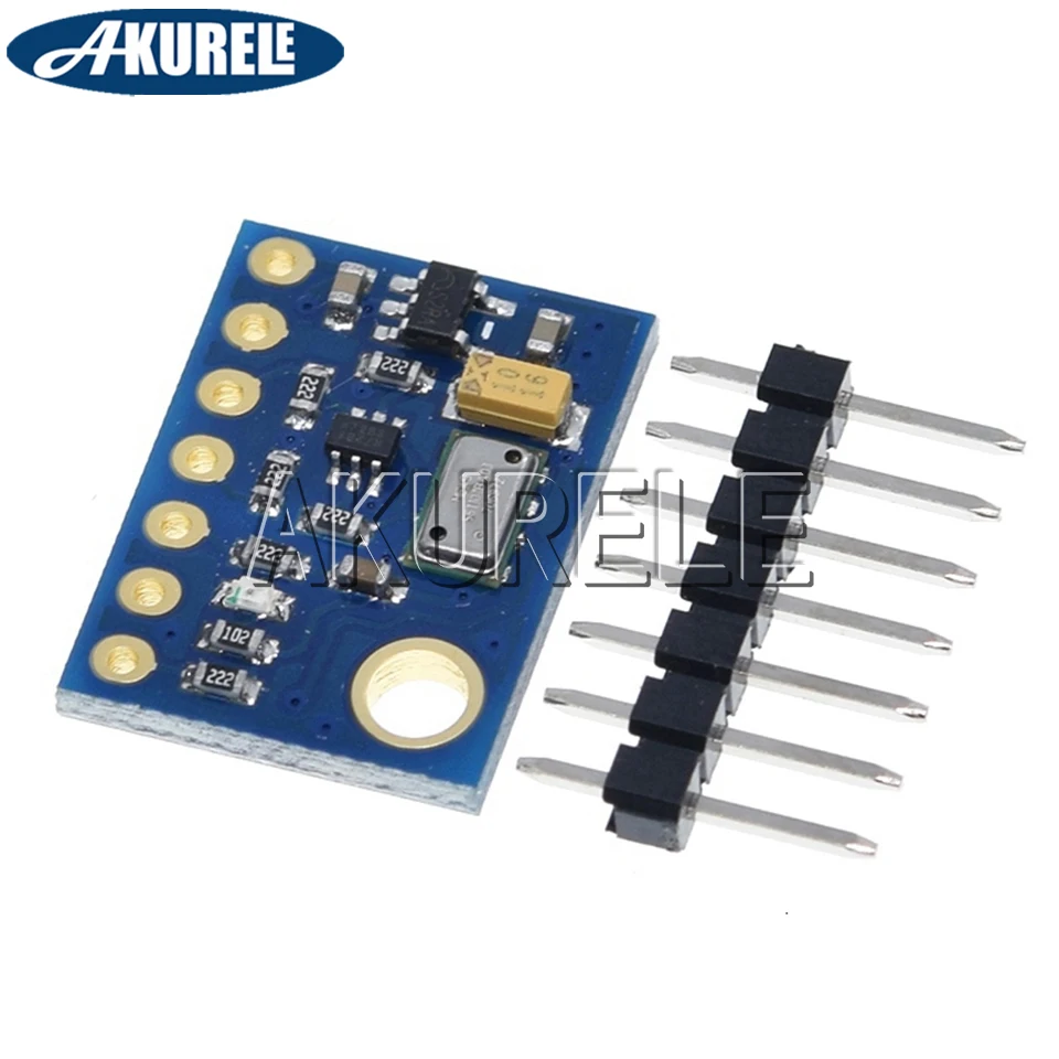 Ar Módulo Sensor de Pressão para Arduino, Altura Sensor Board, Detector Atmosférico, Alta Precisão, IIC, SPI, MS561101BA03, GY-63, MS5611