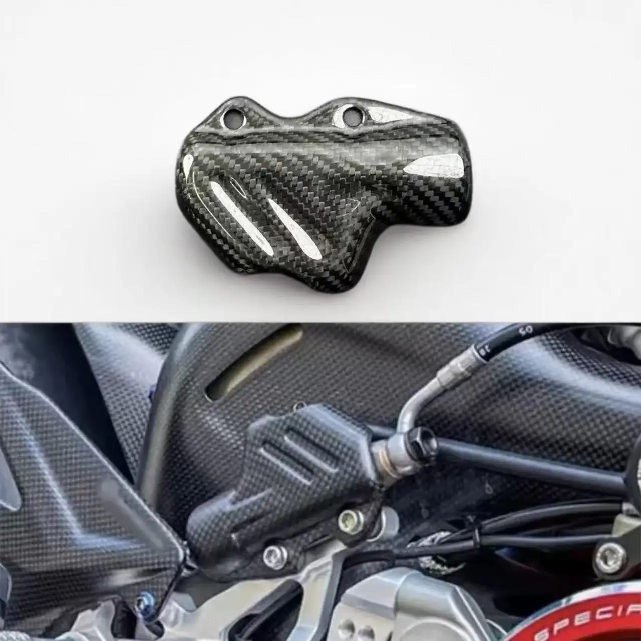

Чехол для DUCATI Panigale V4 S R V2 899 959 1199 1299 Streetfighter V4/S, защитная крышка, задний тормозной насос из углеродного волокна