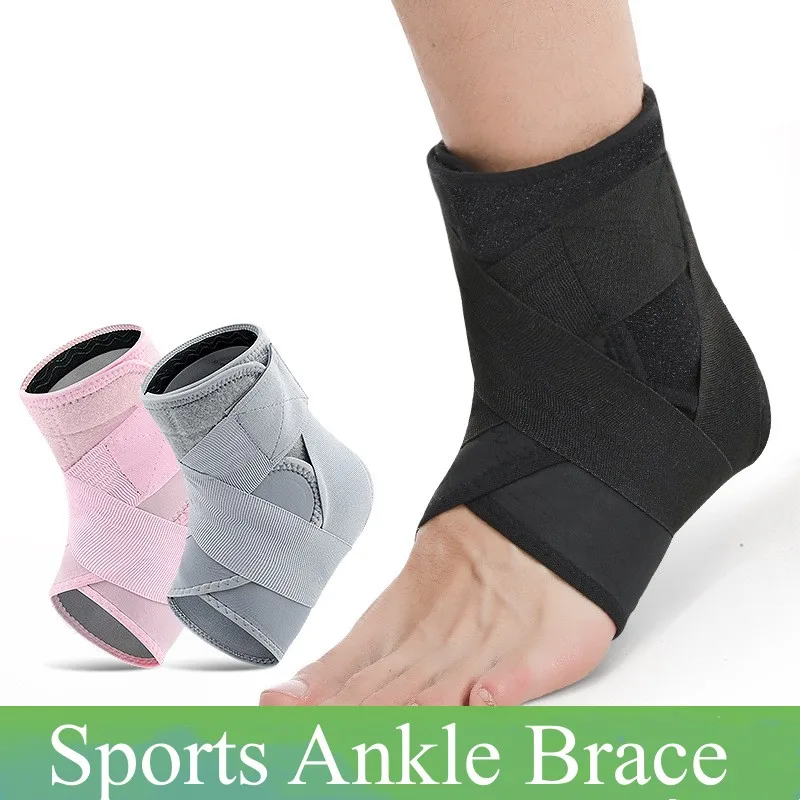 1Pc Bandage Compression Sports Ankle Brace Socks Fitness Basketball Football Professional Anti Sprain Ankle Sleeve Support Joint