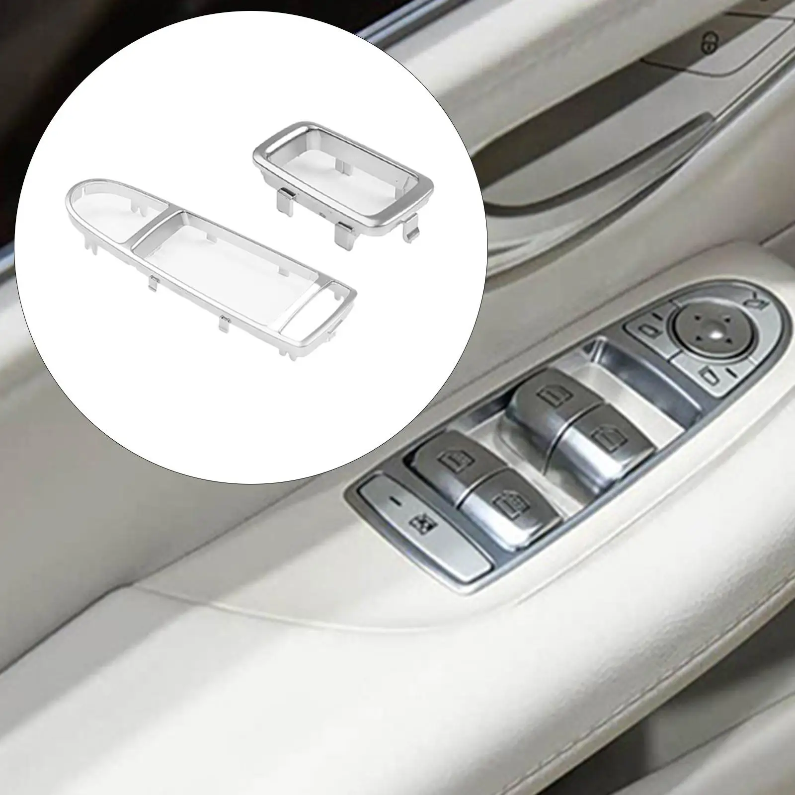 

Interior Window Switch Panel Car Accessories Window Switch Bezel Replace for E-class W213