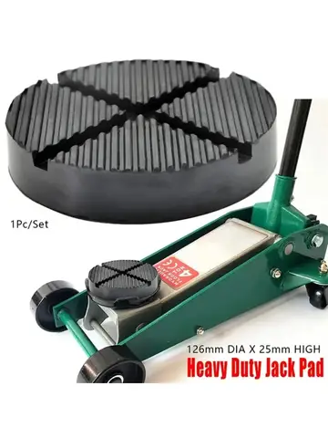 Floor Slotted Car Jack Rubber Pad Frame Protector Adapter Jacking Tool Pinch Weld Side Lifting Disk