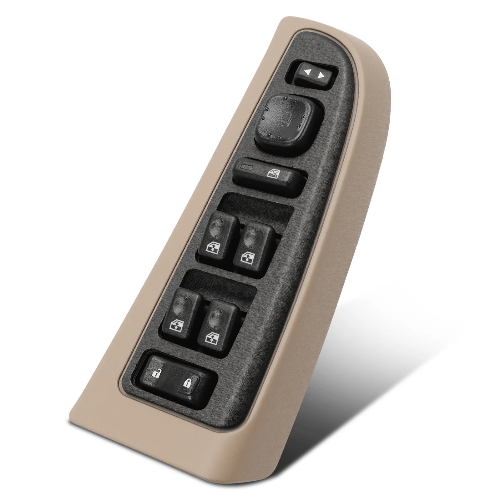 

Главный переключатель окна и коричневая рамка 89045127 для Chevrolet Silverado, GMC Sierra, Suburban, Tahoe, Yukon 15883319 2003-2006 гг.