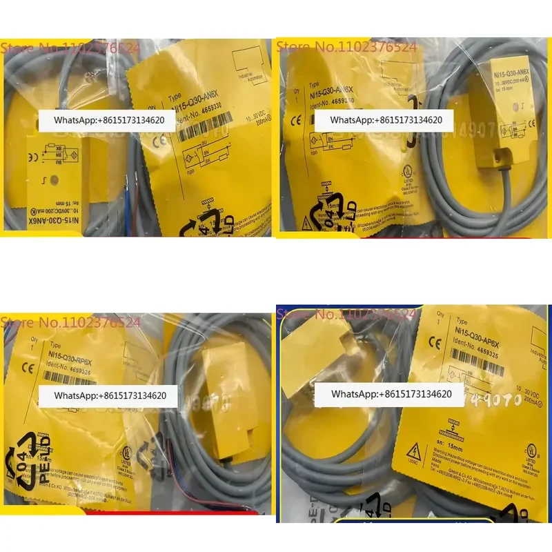 1pcs 2pcs Proximity Switch Sensor NI15-Q30-AP6X AN6X NI15-Q30-RN6X RP6X Industrial Automation Component