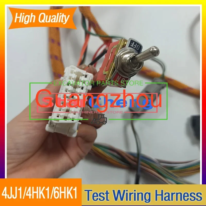 for Isuzu Engine 4JJ1 4HK1 6HK1 Diagnostic Test Cable 4JJ1 4HK1 6HK1 Comprehensive Test Wiring Harness Higher Quality Excavator