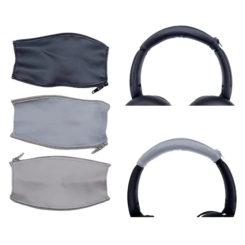 Replacement Headband Suitable For Anker Soundcore Life Q35 Q10 Q20 Q30 Headphone Head Beam leather Zipper Headbands Cushions