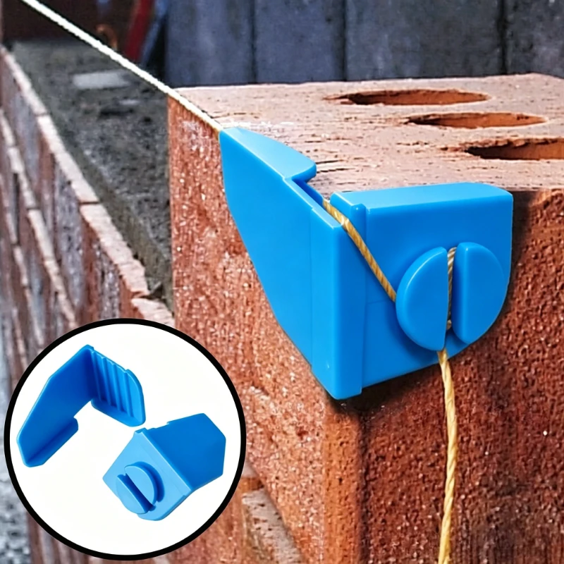 2pcs Construction Line Anchor Corner Codes, Bricklaying Tools, Brick Laying Tools, Used to Fix Lines at Brick/Block Corners