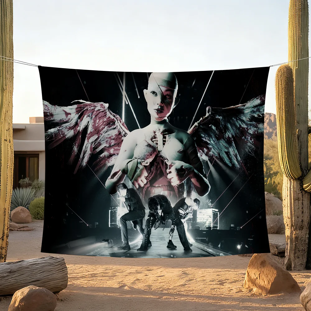 Rock B-Bring Me The H-Horizon Band flag For Living Room Home Dorm Decor Wall Outdoor Camping Party Banner Gifts