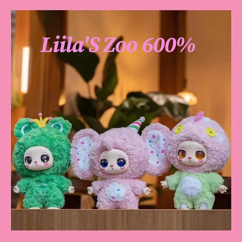 Liila 600% Cat Liila'S Zoo Series Blind Box Trendy Vinyl Doll Cute Large Doll Mystery Box Figure Collect Children Toy Gift