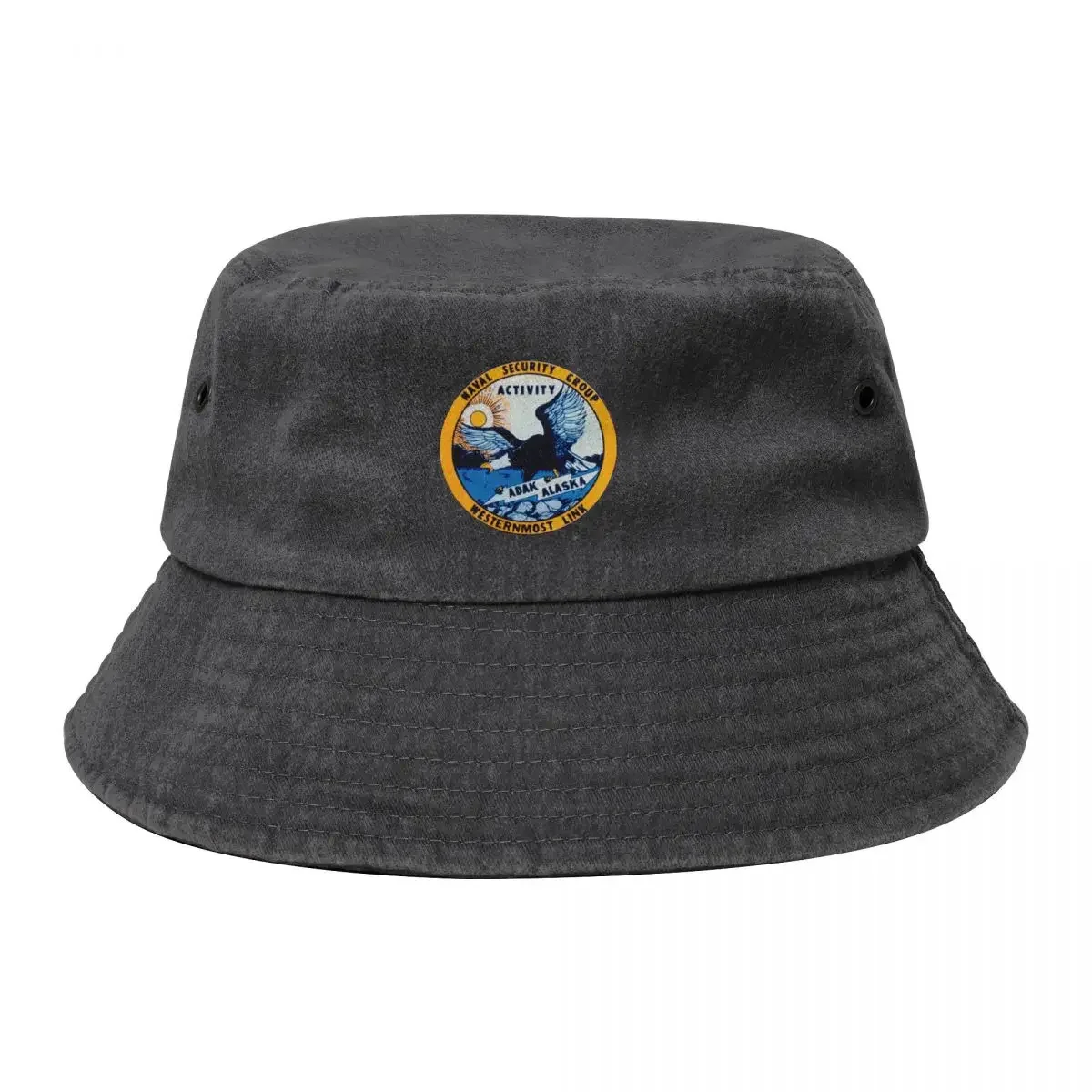 NAVAL SECURITY GROUP ACTIVITY, ADAK, ALASKA Bucket Hat Golf Wear Anime Hat Mens Women's