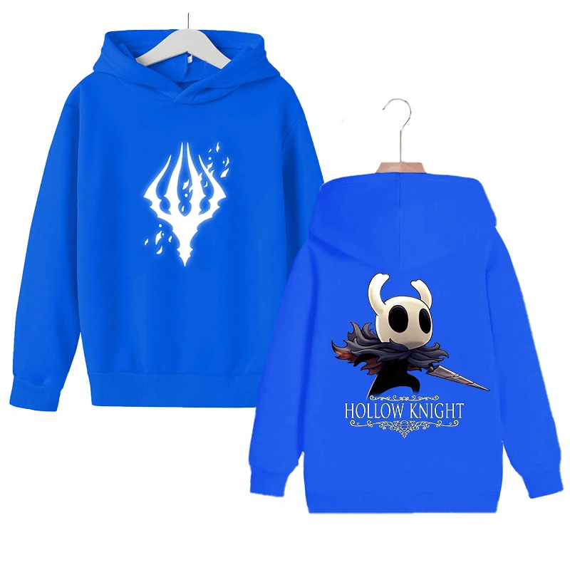Game Hollow Knight Print Hoodies Sweatshirts Autumn Harajuku Pullovers Boys Girls Clothes Y2k Hooded Tops Sudadera Kids Clothes