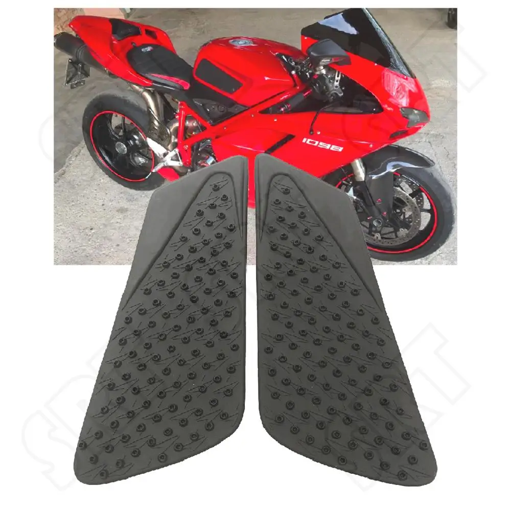 

Fits for Ducati 1198 1098 EVO 848 1100 1100S Streetfighter Motorcycle Tank Pad Side Knee Traction Grip Pads Anti Slip Sticker