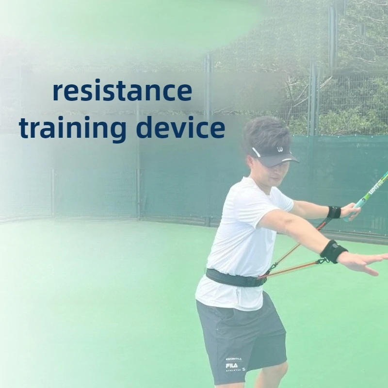 Professional Tennis Resistance Trainer Corrective Action Tennis Trainer Portable Serve Practice Device Lightweight Sports Parts
