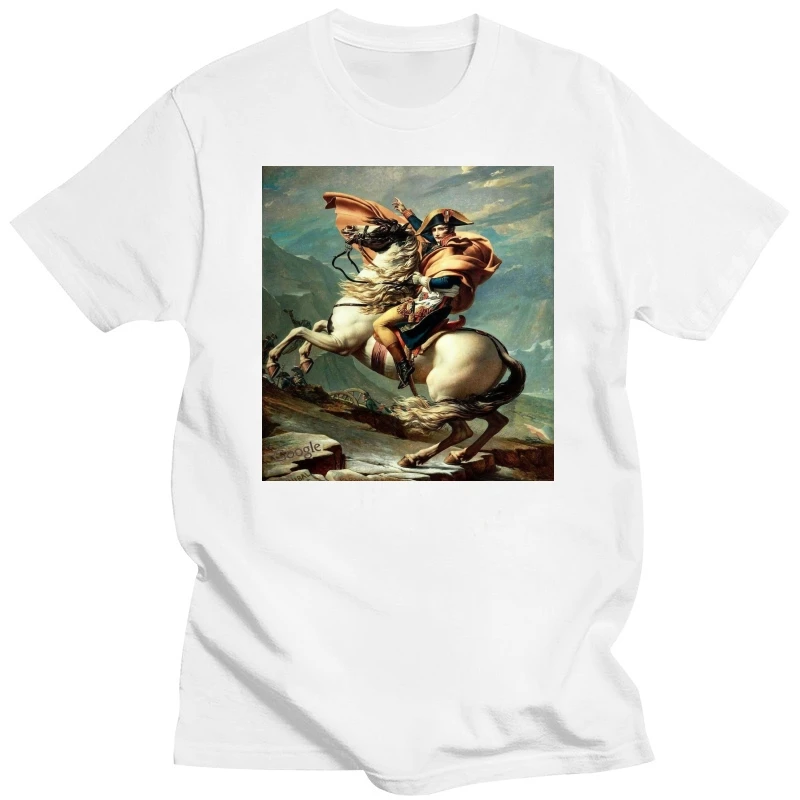 Napoleon Bonaparte On War Horse - French Military General - Emperor T Shirt Youth Whites T Shirt