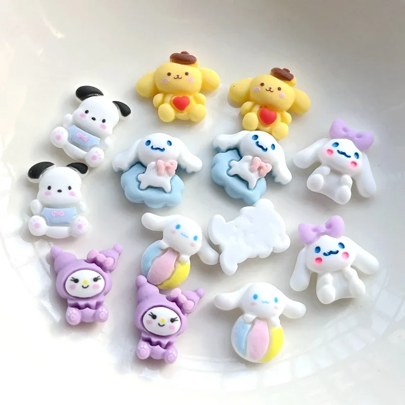 30 pz kawaii carino mini animale a forma di retro piatto cabochon in resina scrapbook gioielli fai da te decorazione artigianale accessori resina