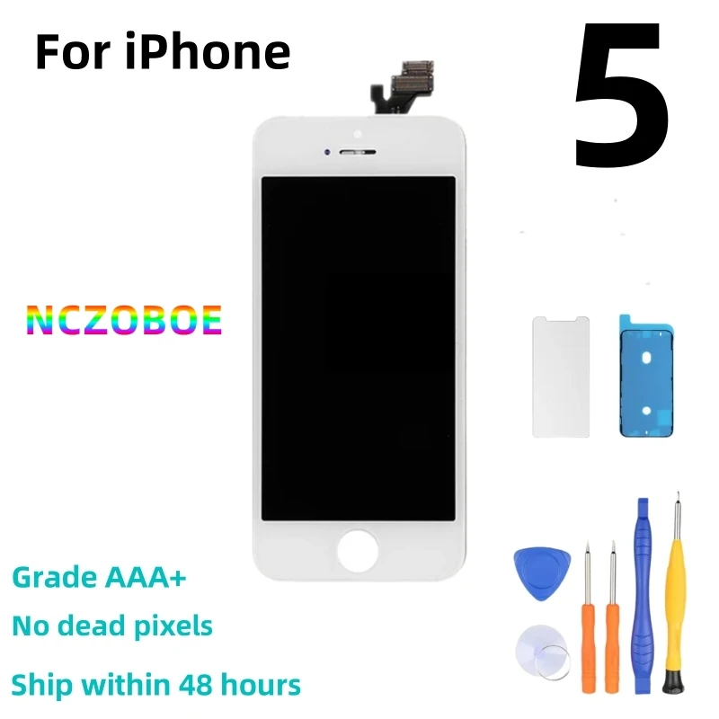 

NCZOBOE Quality LCD For iPhone 8 LCD Screen Replacement Display 3D Touch Full Assembly with Repair Tools A1863 A1905 A1906 A1907