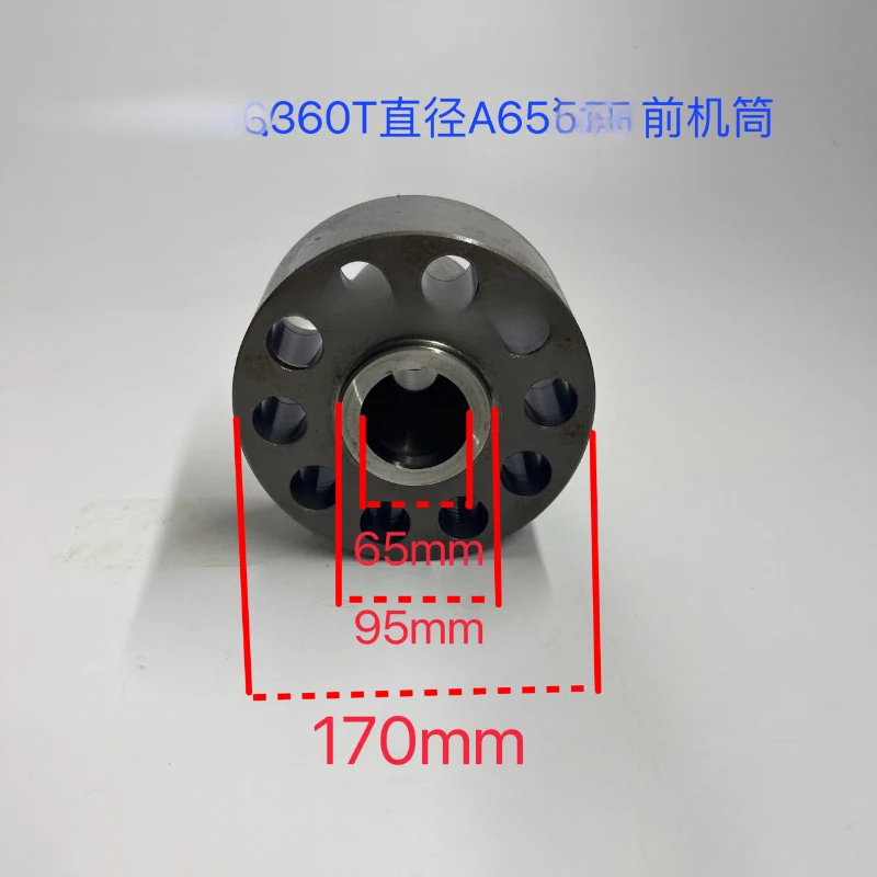 Injection Molding Machine Accessories 360T Diameter A65 Hardened Front Barrel Nozzle Front Machine