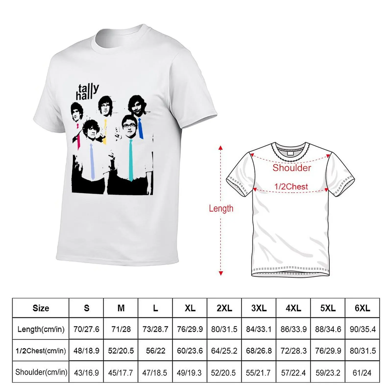 Tally Hall Shirt T-Shirt anime t shirts man clothes vintage graphic tee Man t-shirt mens graphic t-shirts funny