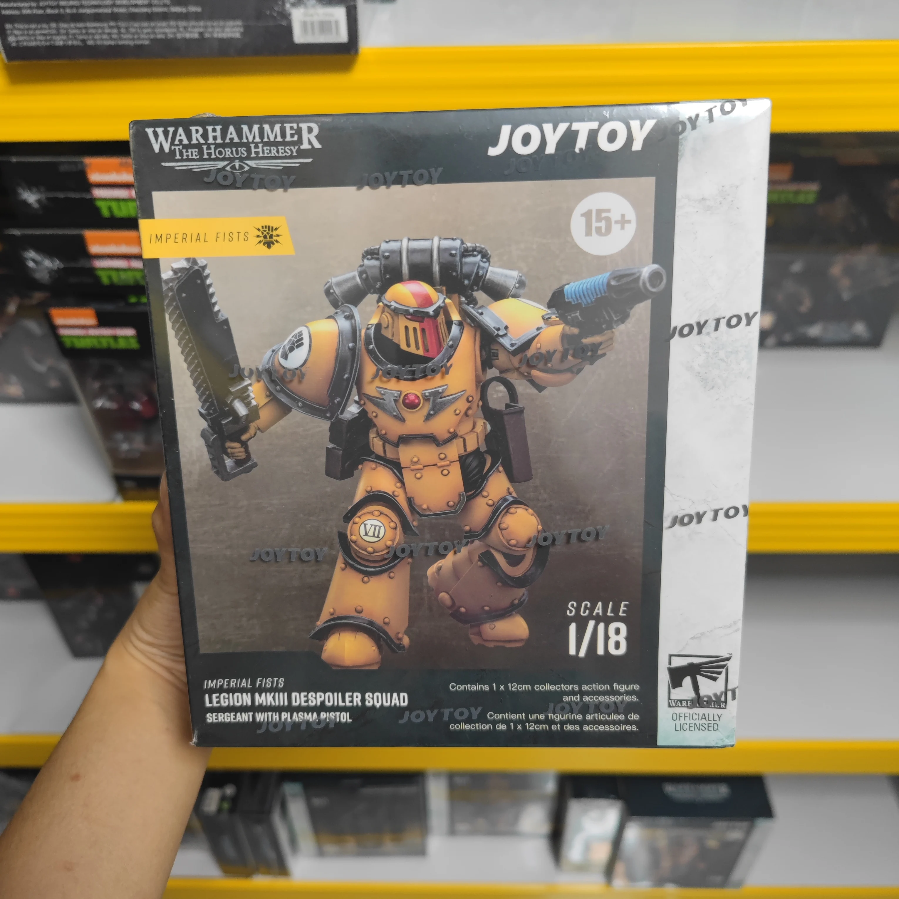 

【JOYTOY】Warhammer 40K Imperial Fists Legion Mklll Despoiler Squad 1/18 Action Figure Model