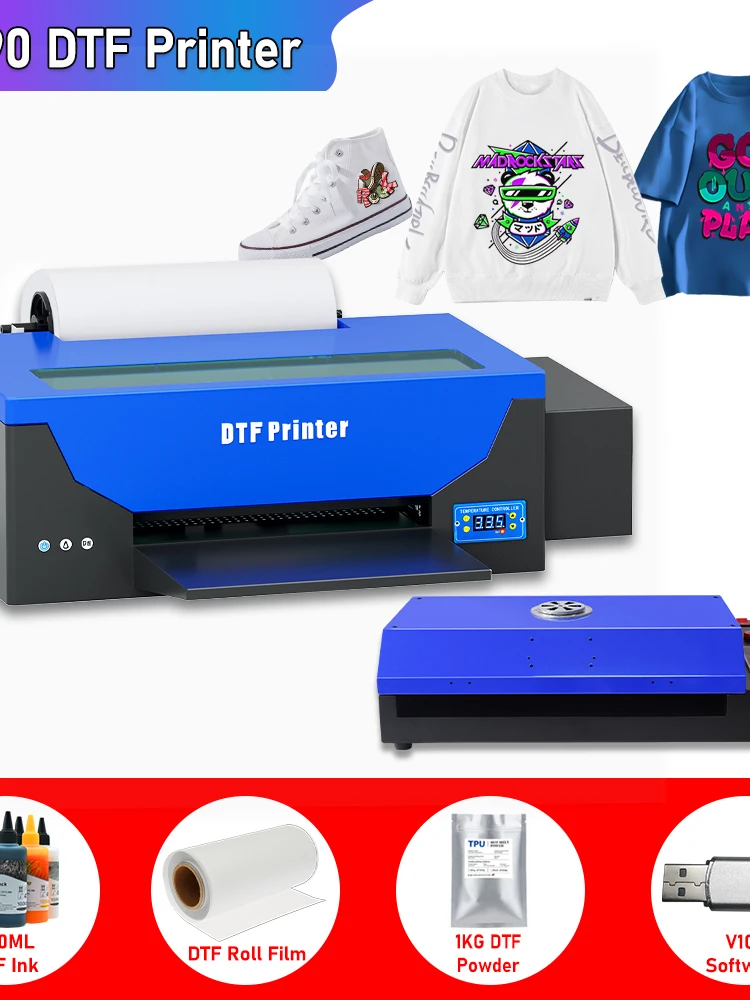 A3 DTF Printer Directly To Film Printer A3 impresora dtf  Digital Heat Transfer A3 T shirt DTF Printing Machine Cap Jeans Print