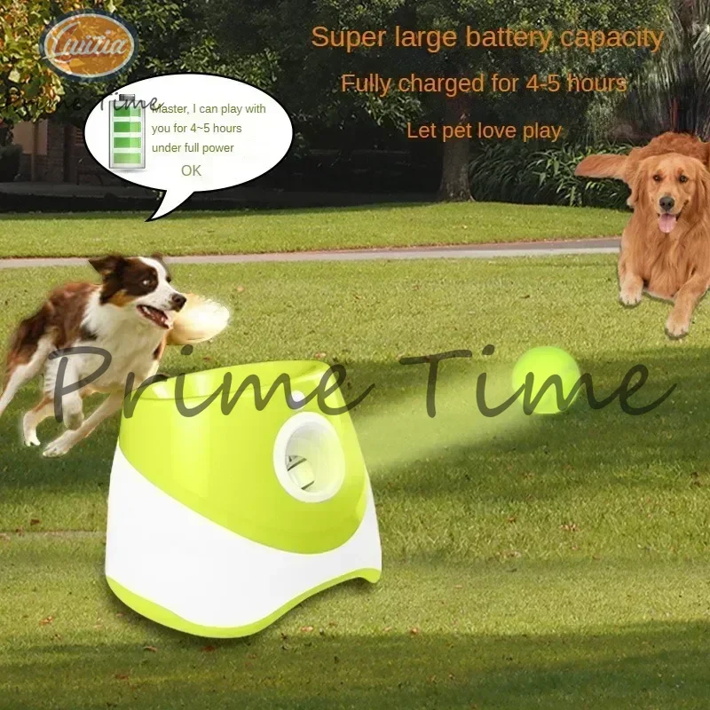 Automatic Pet Throw Jump Ball Dog Catapult Ball Launcher Dog Toy Bulldog Toy Tennis Machine Automatic Pet Throw