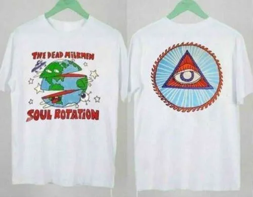The Dead Milkmen Rock Band Soul Rotation Tour Concert T Shirt