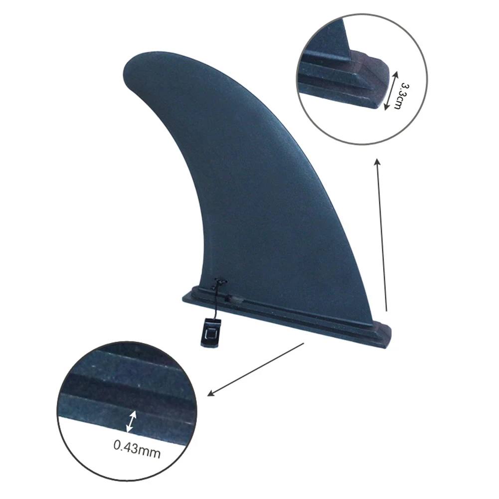 Tracking Fin Spare Part for Inflatable Kayak and Canoe Paddle Boards Nylon Accessory to Optimize Water Flow and Direction