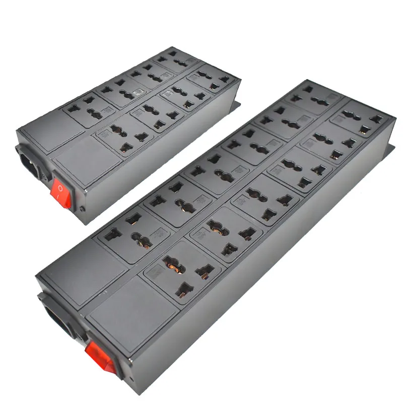 C14 port PDU power strip 2-24 Unit Universal output socket Network Cabinet Rack Switch wireless Electrical Socket