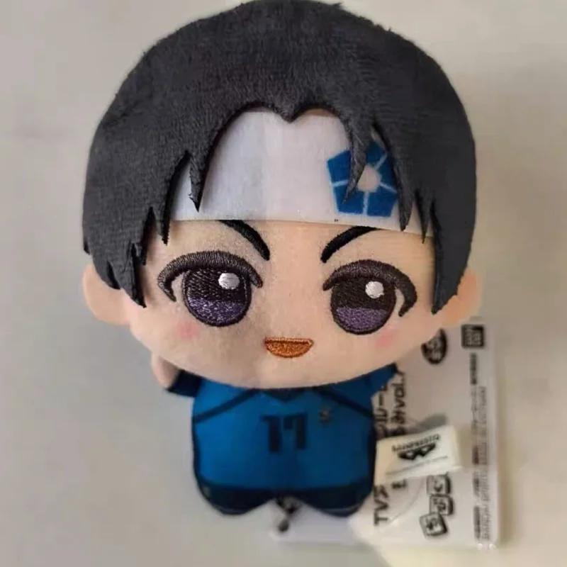 Anime Blue Lock Hiori You Isagi Yoichi Cosplay Fluffy Maumet Pendant Cartoon Puppet Keychain Keyring Adorn Charm Xmas Gifts