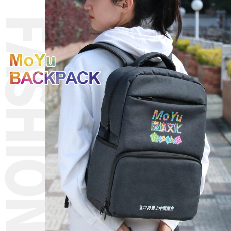 Moyu Backpack Bag Black Professional Backpack Bag For Magic Puzzle Cube 2x2 3x3x3 4x4 5x5 6x6 7x7 8x8 9x9 All Layer Toy Sets