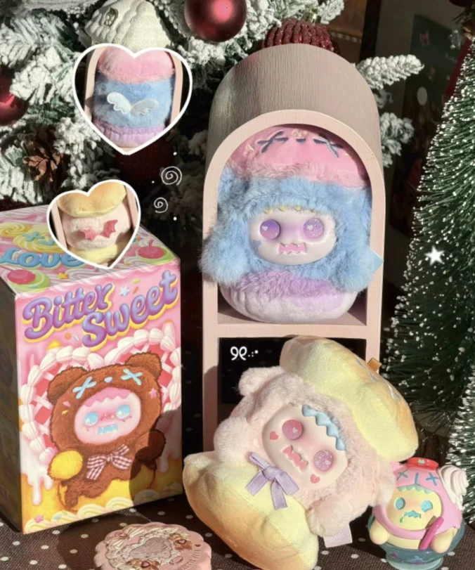 

Плюшевая коллекционная кукла-сюрприз Finding Unicorn Shinwoo Forgotten Dessert House Ghost Bear Kawaii в виниловой коробке для подарков друзьям