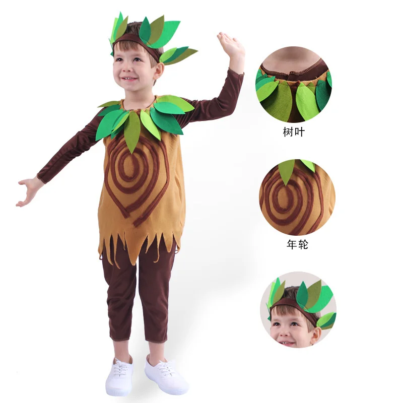 

Halloween Party Costume Kids Presents Tree Costume Cosplay Fancy Dress Up