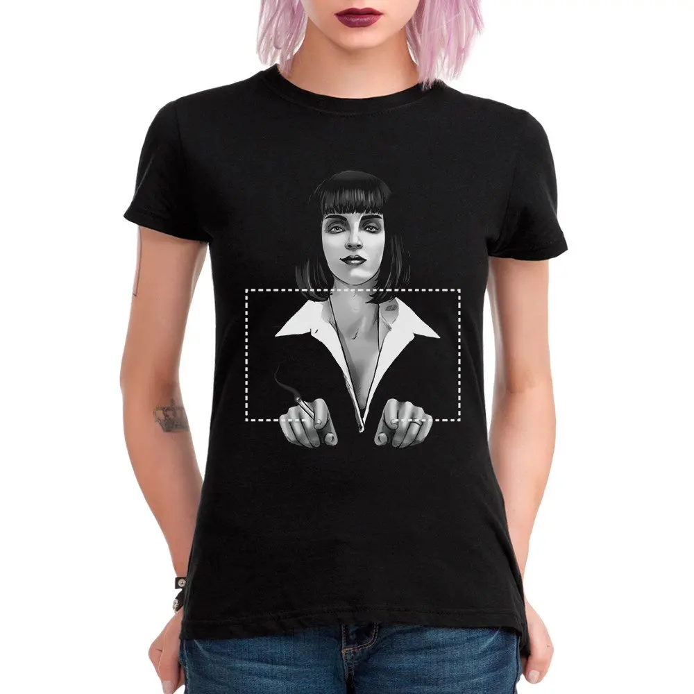 Mia Wallace Pulp Fiction T Shirt Quentin Tarantino Men's and Women's Sizes drsh 207