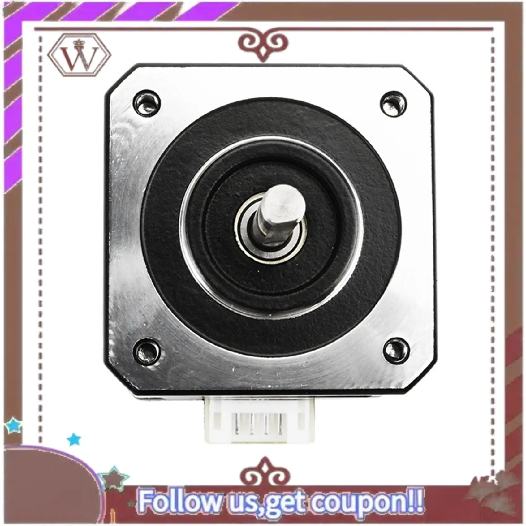 Latest 2X 3D Printer Motors, Nema 17 Stepper Motor,40Mm High Torque Bipolar Dc Step Motor Kit