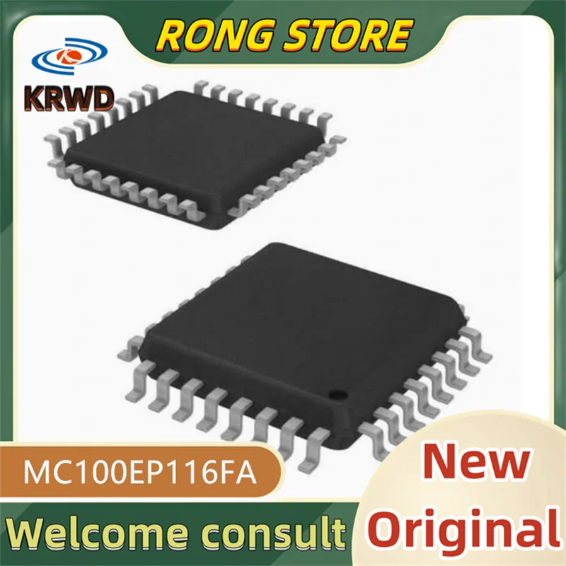 

2PCS New and original MC100EP116FA MC100EP116F MC100EP116 100EP116FA QFP32