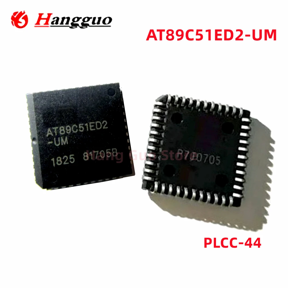 Original AT89C51ED2-SLSUM AT89C51ED2-UM AT89C51ED2 AT89C51 PLCC-44 IC Chip