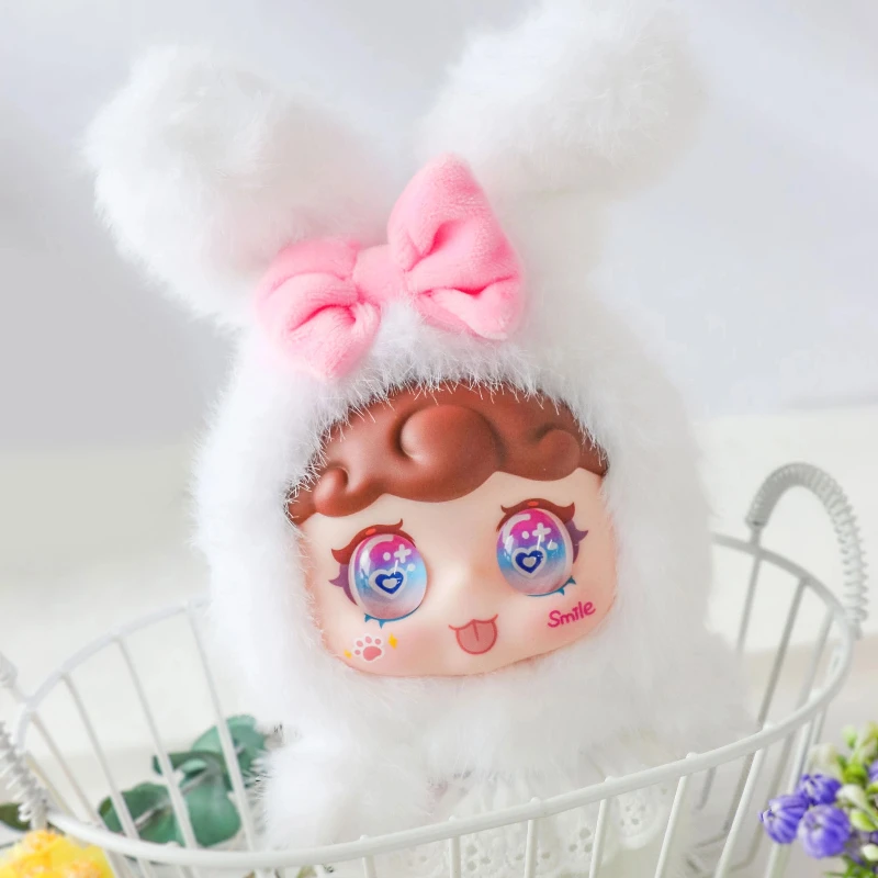 جديد Xivo قوس قزح الأرنب سلسلة أفخم الفينيل صندوق أعمى Kawaii ليتل أرنب دمية سطح المكتب الديكور الأطفال هدية فتاة صندوق مفاجأة #6